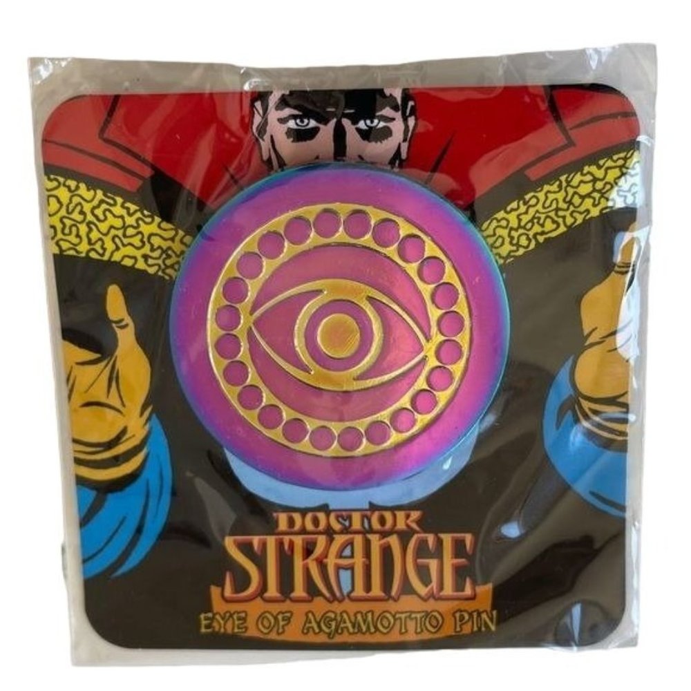 Doctor Strange Marvel Loot Crate Pin Eye of Agamotto Circle Gift New